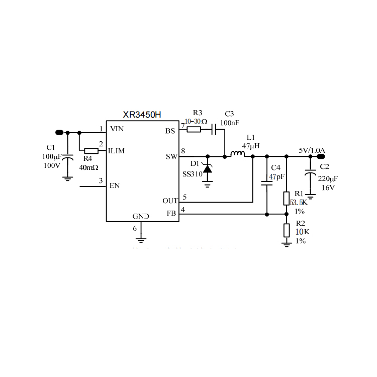 宁波XR3450H（DC/DC降压IC）
