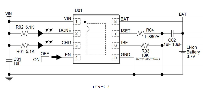 宁波BC91801高耐压单节锂电池充电芯片兼容SGM40561, SY8602