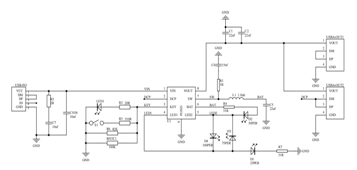 XR3327单节锂电池充放电宁波电源管理芯片