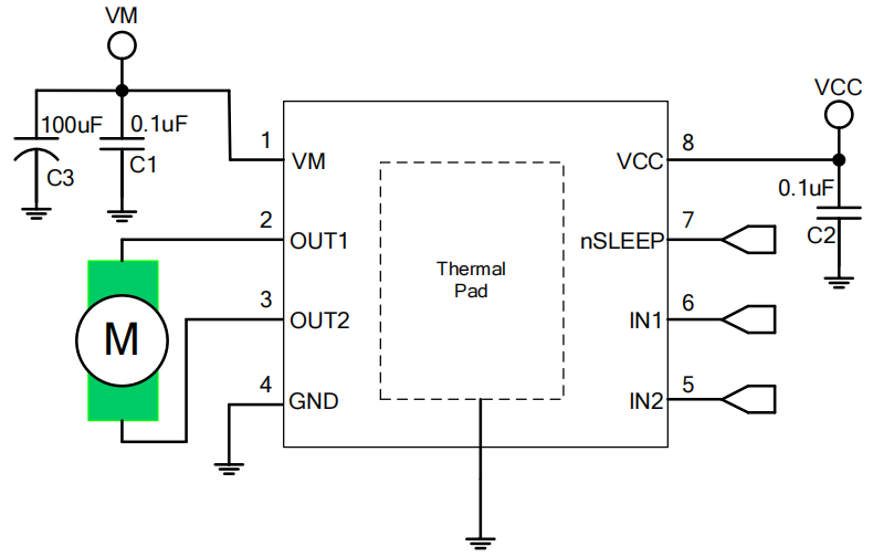 12V宁波直流电机驱动芯片 BDR6122F