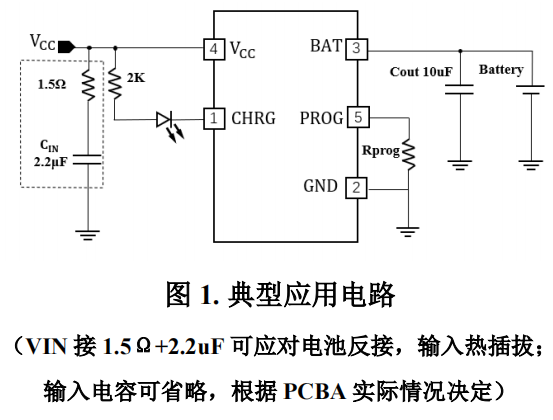 4055H 500mA 宁波线性锂离子电池充电器