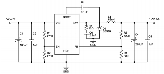 100V的宁波异步降压型DC-DC转换器XR3820