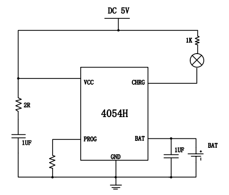 4054H 具有电源 OVP 功能的 500mA 宁波单节锂离子电池线性充电器