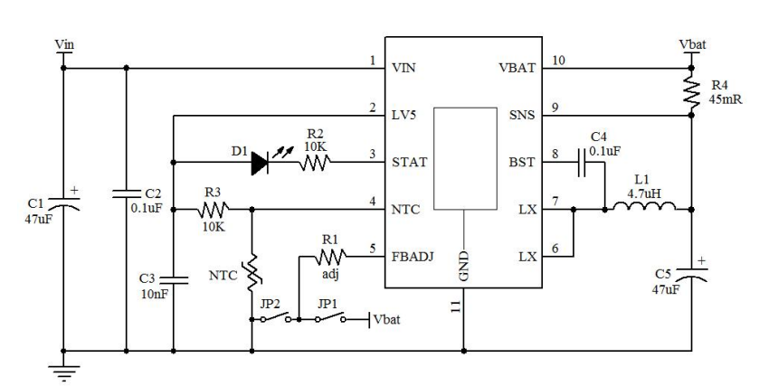 BC910宁波 开关型单节锂电池充电管理芯片，3A同步降压锂离子充电器