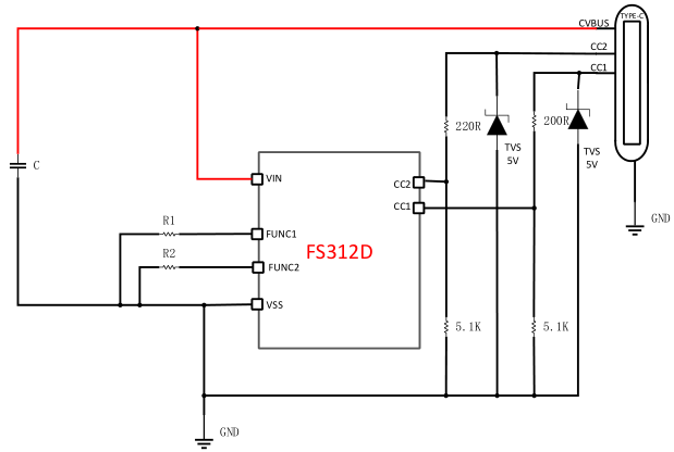 USB Type-C PD3.2快充协议智能触发芯片 宁波FS312D